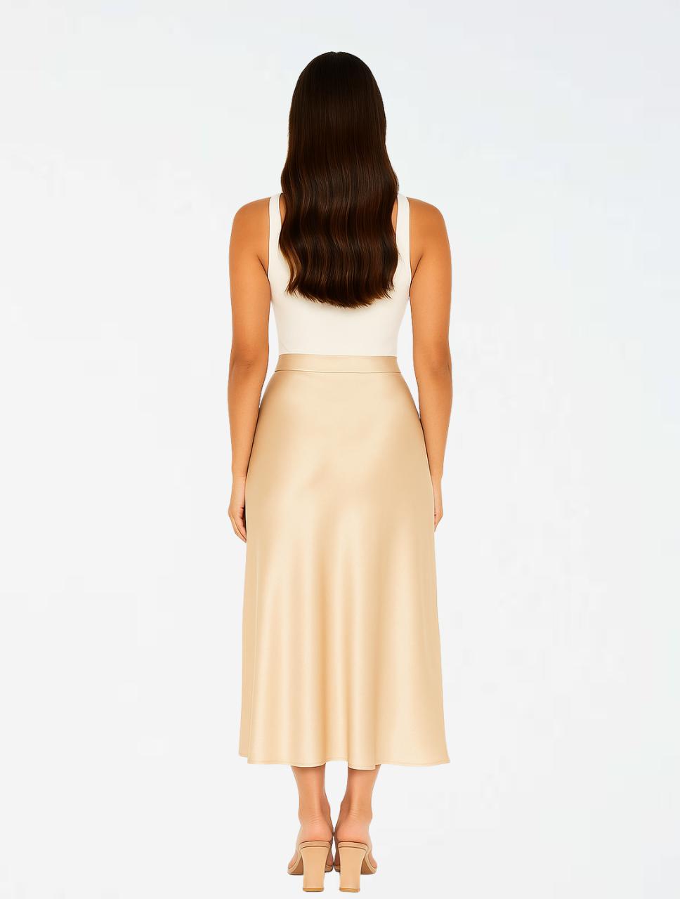 Falda Para Mujer Satín - The Abstract