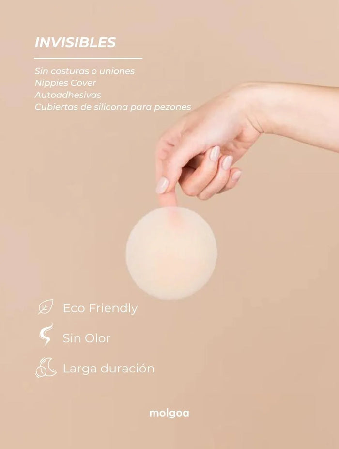 Nippies Termoadhesivos Cubre Pezones Invisibles para Mujer - Cubre Pezones