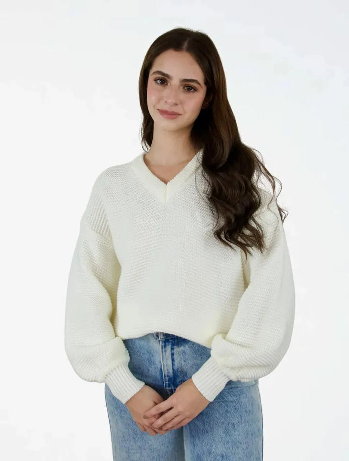 Suéter para Mujer Cuello V - The Twist