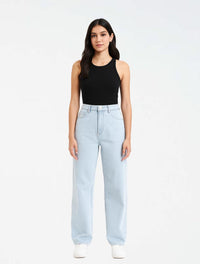 Pantalón Jean En Denim Para Mujer - The Base