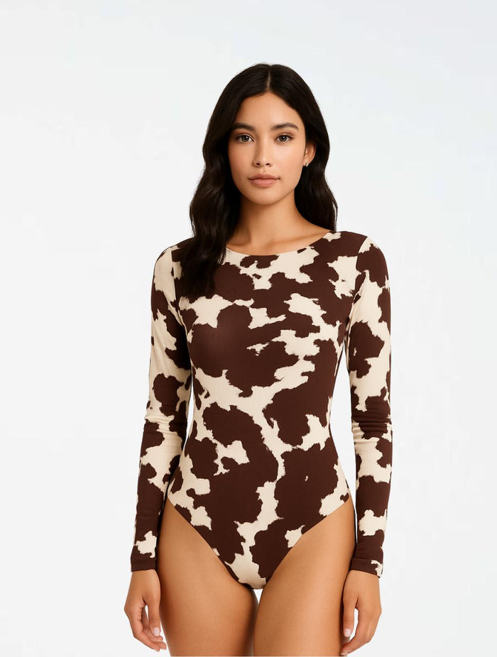 Body Para Mujer Estampado De Vaca - The Cow
