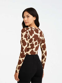 Body Para Mujer Estampado De Vaca - The Cow