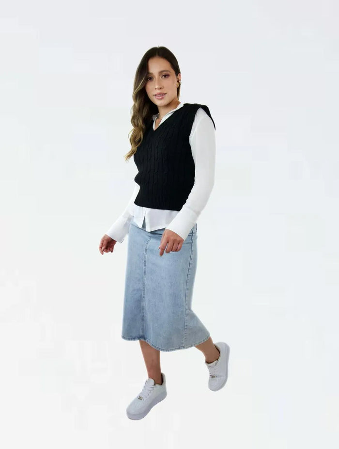 Falda para Mujer Denim - The Bohemian