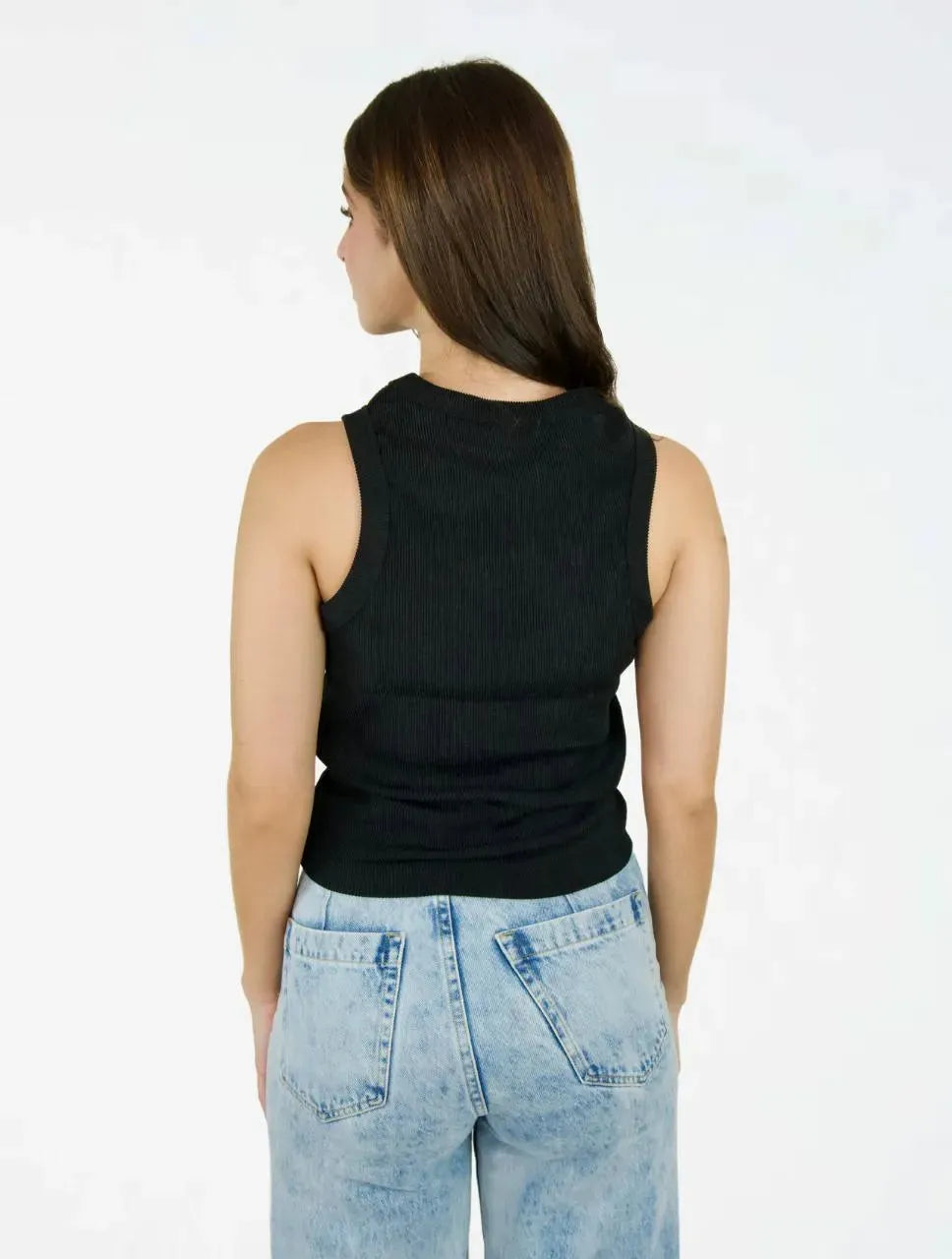 Blusa Manga Sisa en Rib - The Breeze - Molgoa