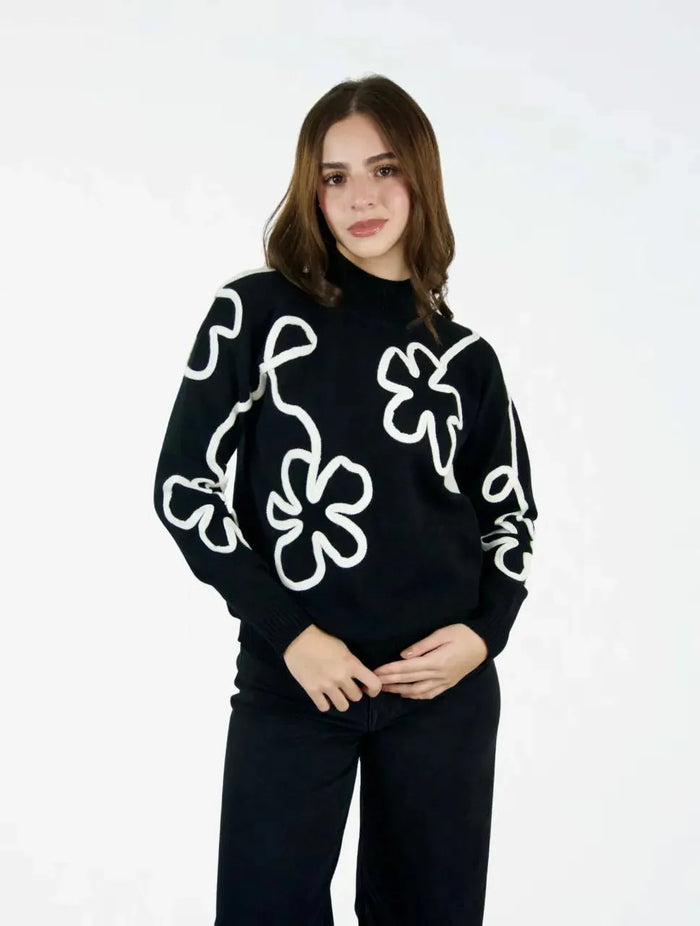 Suéter para Mujer Cuello Alto -The Cozy