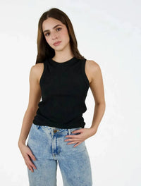 Blusa Manga Sisa en Rib - The Breeze - Molgoa