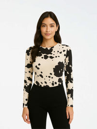 Body Para Mujer Estampado De Vaca - The Cow