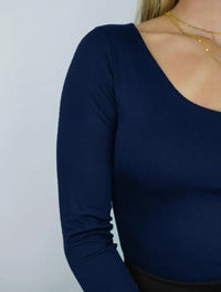 Body para Mujer Escote Redondo Manga Larga - Tahiti