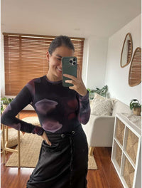 Blusa Manga Larga Mesh  - The Orbit