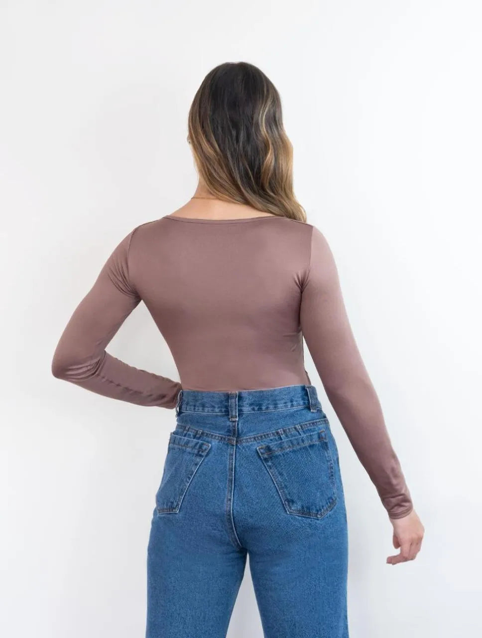 Body para Mujer Escote Redondo Manga Larga - Tahiti