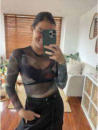 Blusa Manga Larga Mesh  - The Orbit