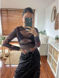 Blusa Manga Larga Mesh  - The Orbit