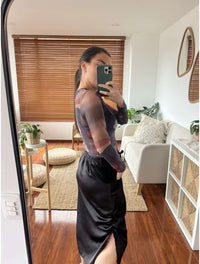 Blusa Manga Larga Mesh  - The Orbit