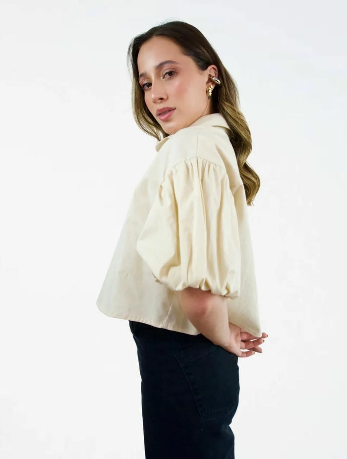 Blusa para Mujer Botones - The Casual - Molgoa