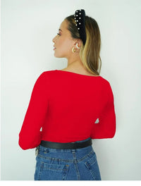 Body para Mujer Escote Redondo Manga Larga - Tahiti