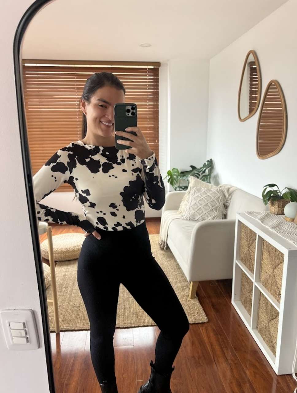 Body Para Mujer Estampado De Vaca - The Cow