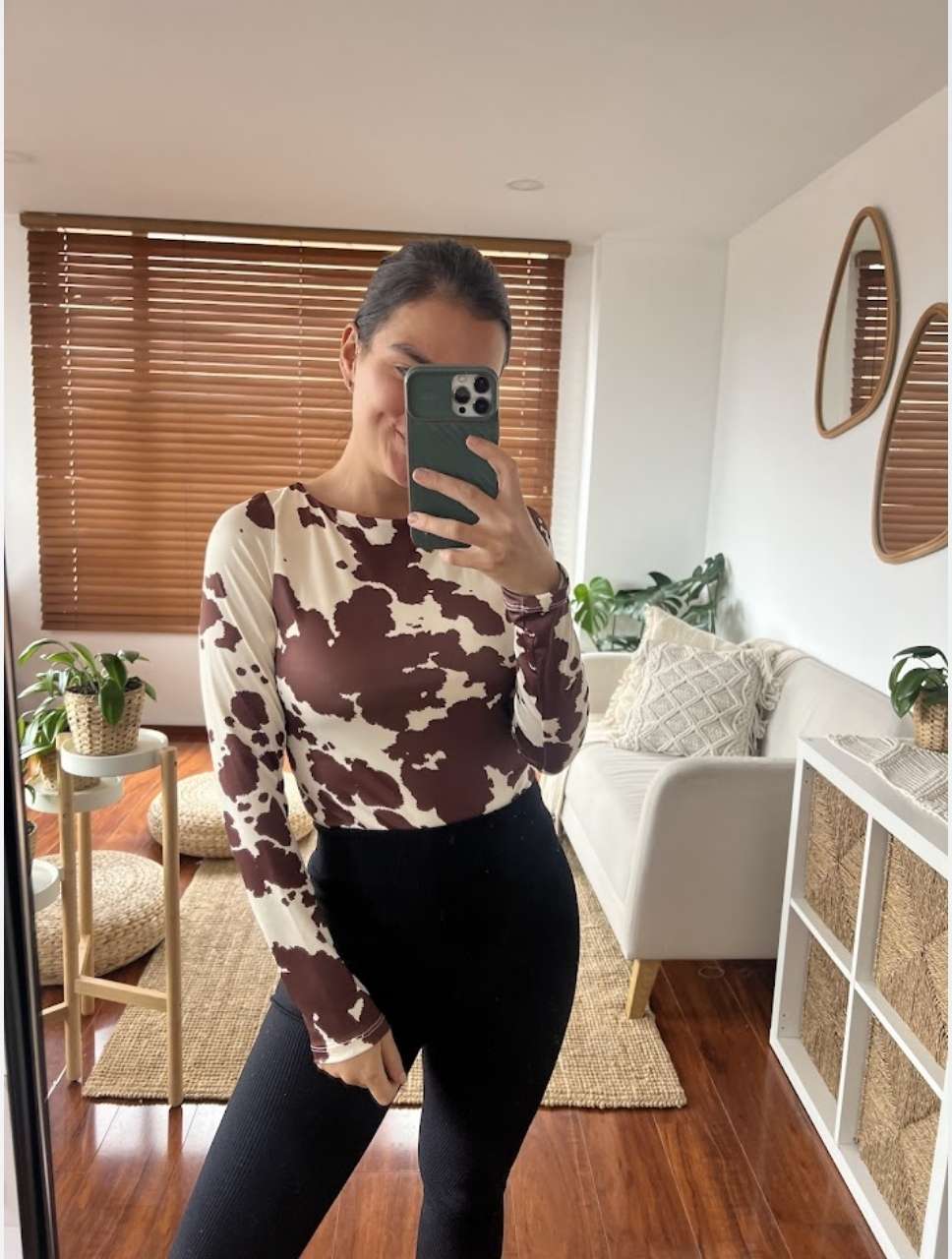 Body Para Mujer Estampado De Vaca - The Cow