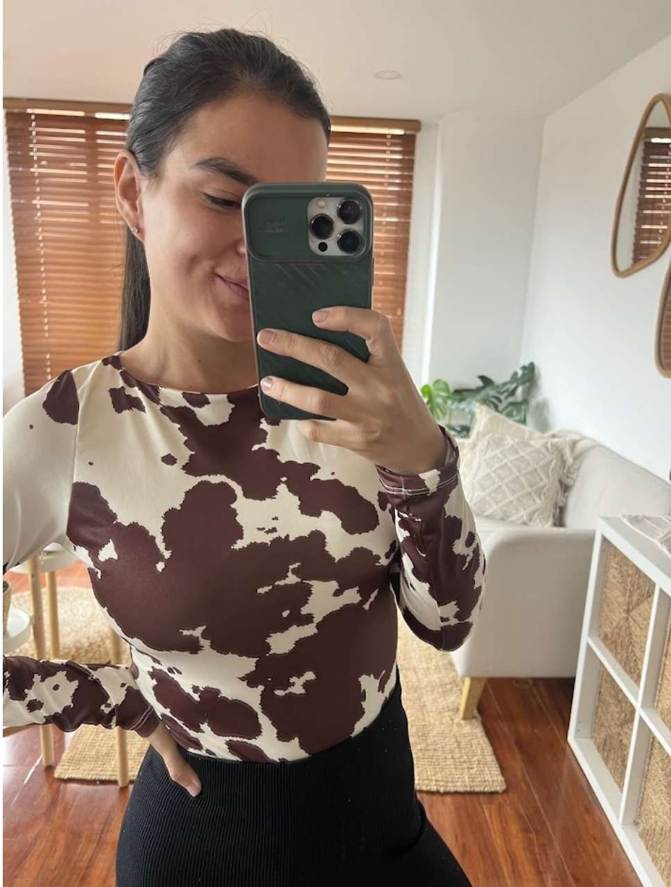 Body Para Mujer Estampado De Vaca - The Cow