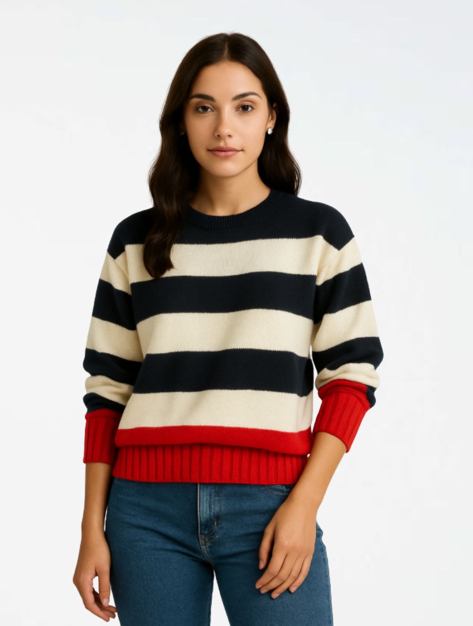 Suéter para Mujer Cuello Redondo- The Linear