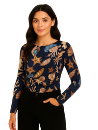 Body para Mujer Estampado Marino - The Caribbean