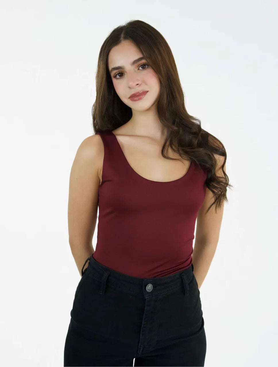 Body para Mujer Escote Redondo Tirantes Anchos - Oslo