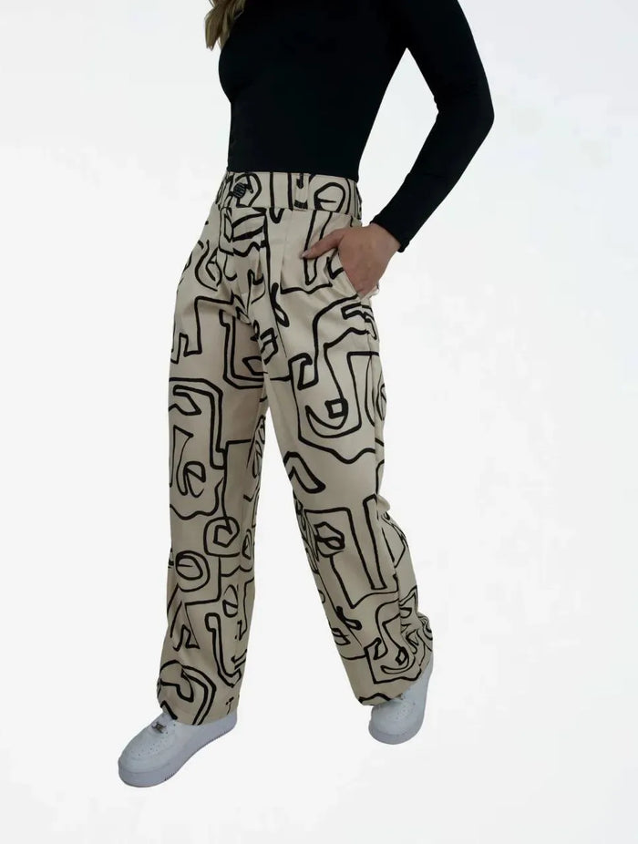 Pantalón para Mujer Con Cremallera - The Amalfi