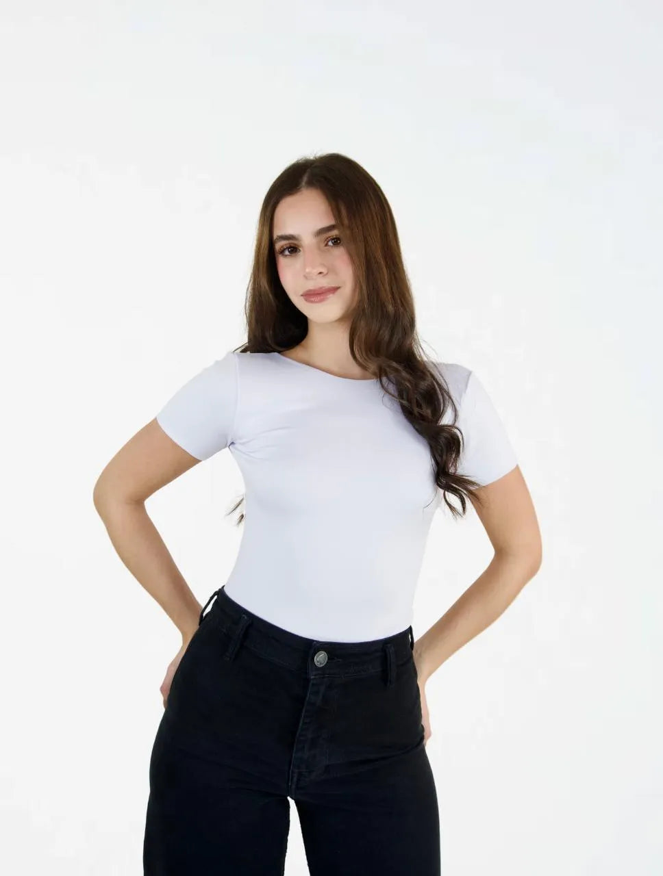 Body Mujer Espalda Descubierta Manga Corta - The Message - Molgoa