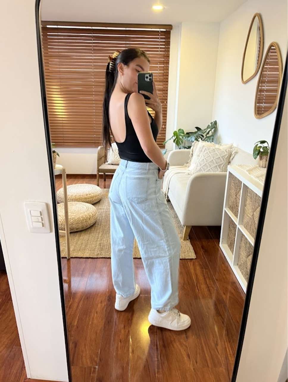 Pantalón Jean En Denim Para Mujer - The Base