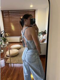 Crop Top Denim Para Mujer - The Soul