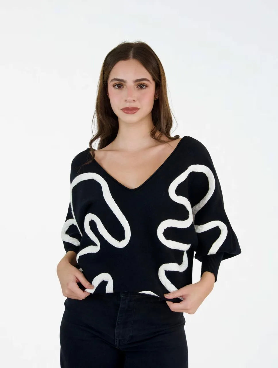 Suéter para Mujer Cuello V- The Garden