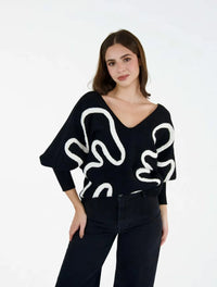 Suéter para Mujer Cuello V- The Garden