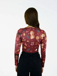 Body para Mujer Estampado con Flores y Estrellas - The Icons