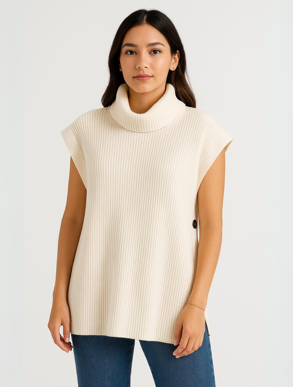 Chaleco para Mujer Cuello Tortuga - The Maro