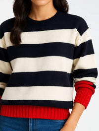 Suéter para Mujer Cuello Redondo- The Linear