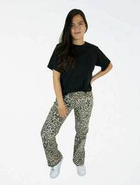 Pantalón Jean Para Mujer Animal Print - The Tribe
