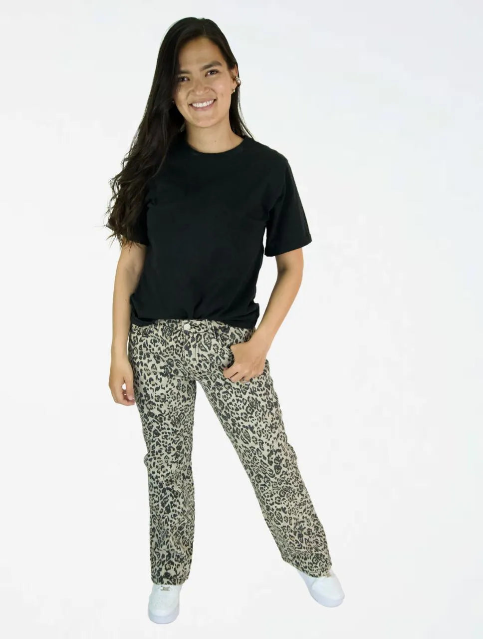 Pantalón Jean Para Mujer Animal Print - The Tribe