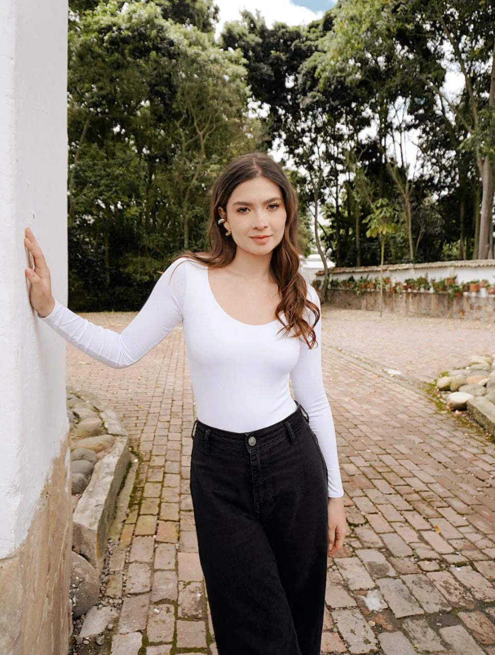 Body para Mujer Escote Redondo Manga Larga - Tahiti