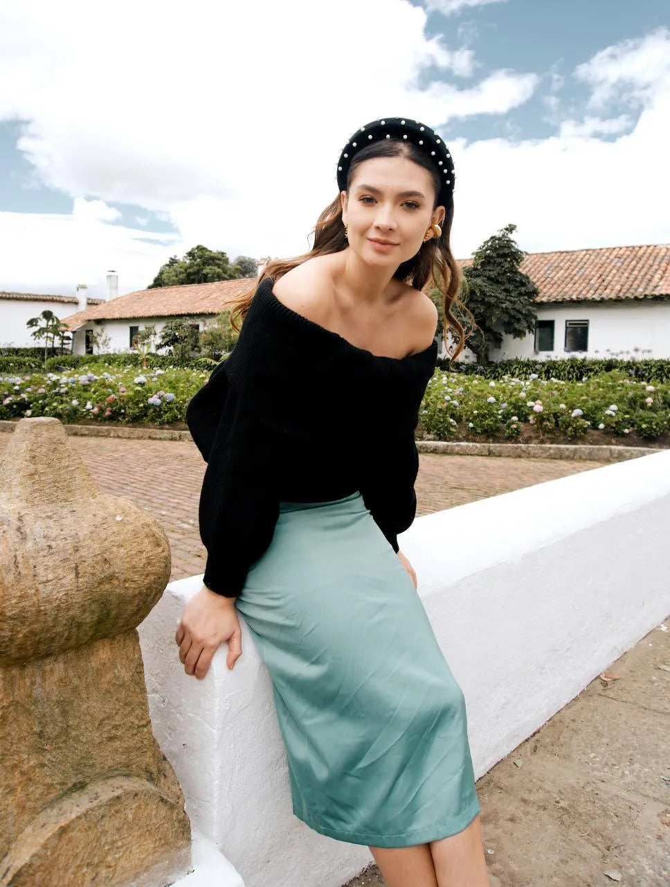 Suéter Para Mujer Cuello Bandeja - The Royal