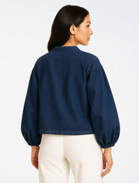 Chaqueta Denim Para Mujer - The Ruffle
