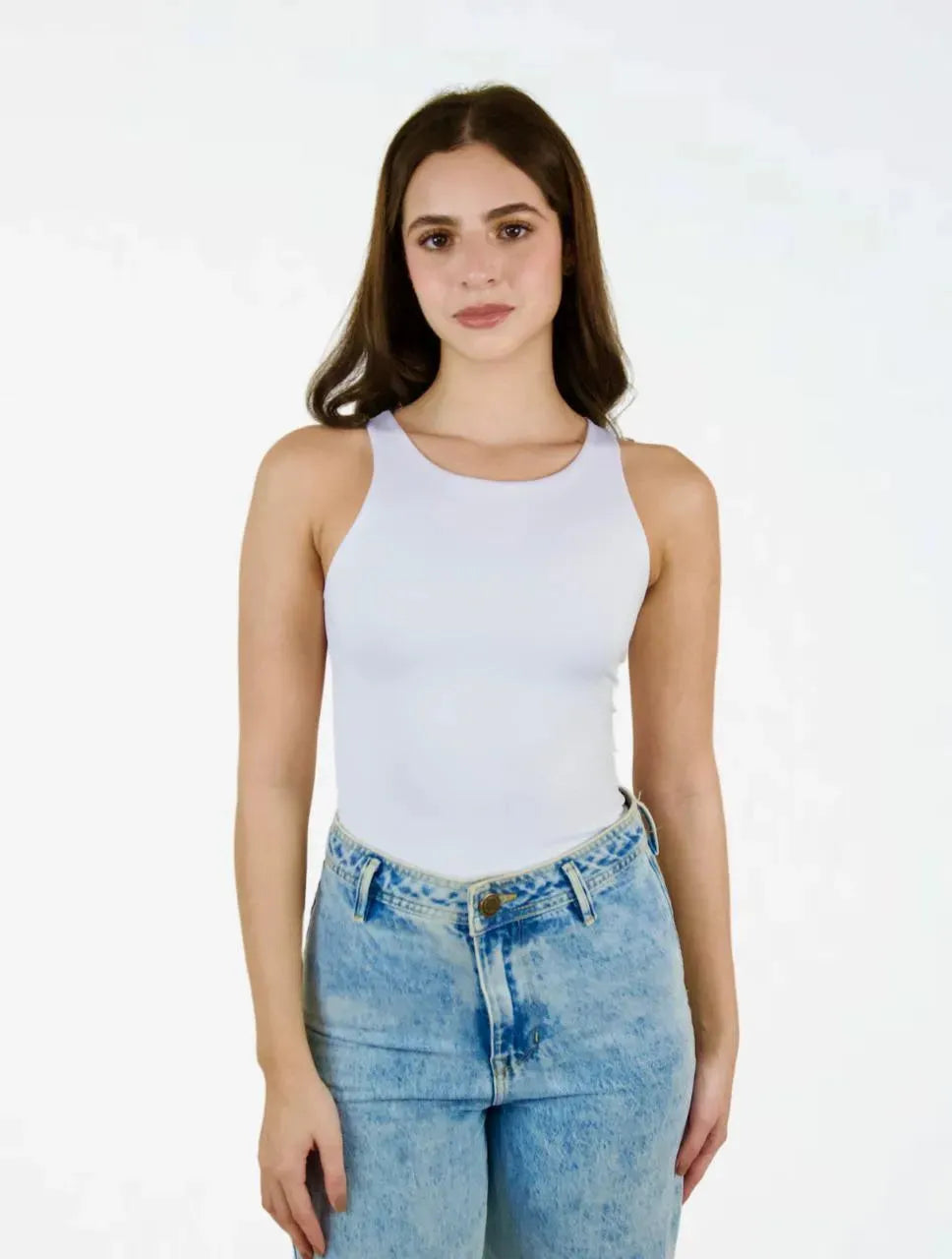 Body para Mujer Cuello Redondo Manga Sisa - Simona