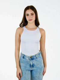 Body para Mujer Cuello Redondo Manga Sisa - Simona