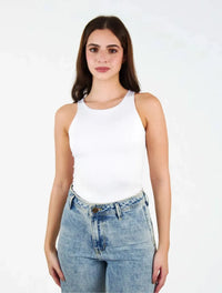 Body para Mujer Cuello Redondo Manga Sisa - Simona