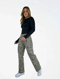 Pantalón Jean Para Mujer Animal Print - The Tribe