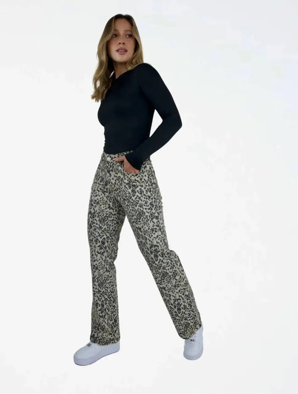 Pantalón Jean Para Mujer Animal Print - The Tribe
