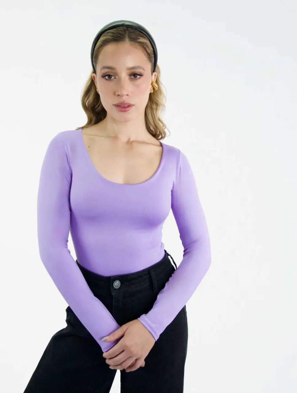 Body para Mujer Escote Redondo Manga Larga - Tahiti