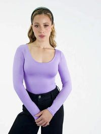 Body para Mujer Escote Redondo Manga Larga - Tahiti