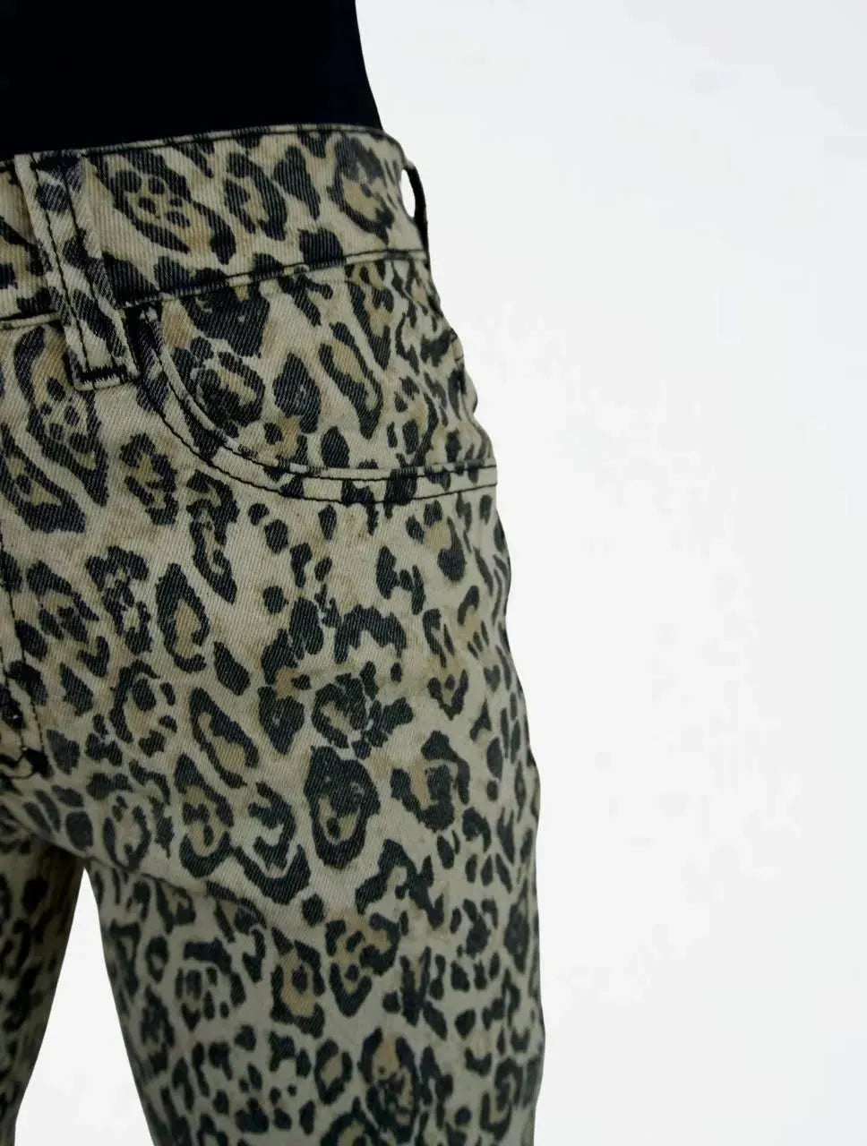 Pantalón Jean Para Mujer Animal Print - The Tribe