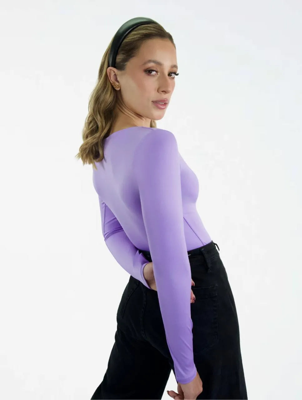 Body para Mujer Escote Redondo Manga Larga - Tahiti