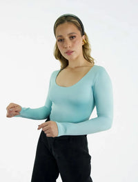 Body para Mujer Escote Redondo Manga Larga - Tahiti