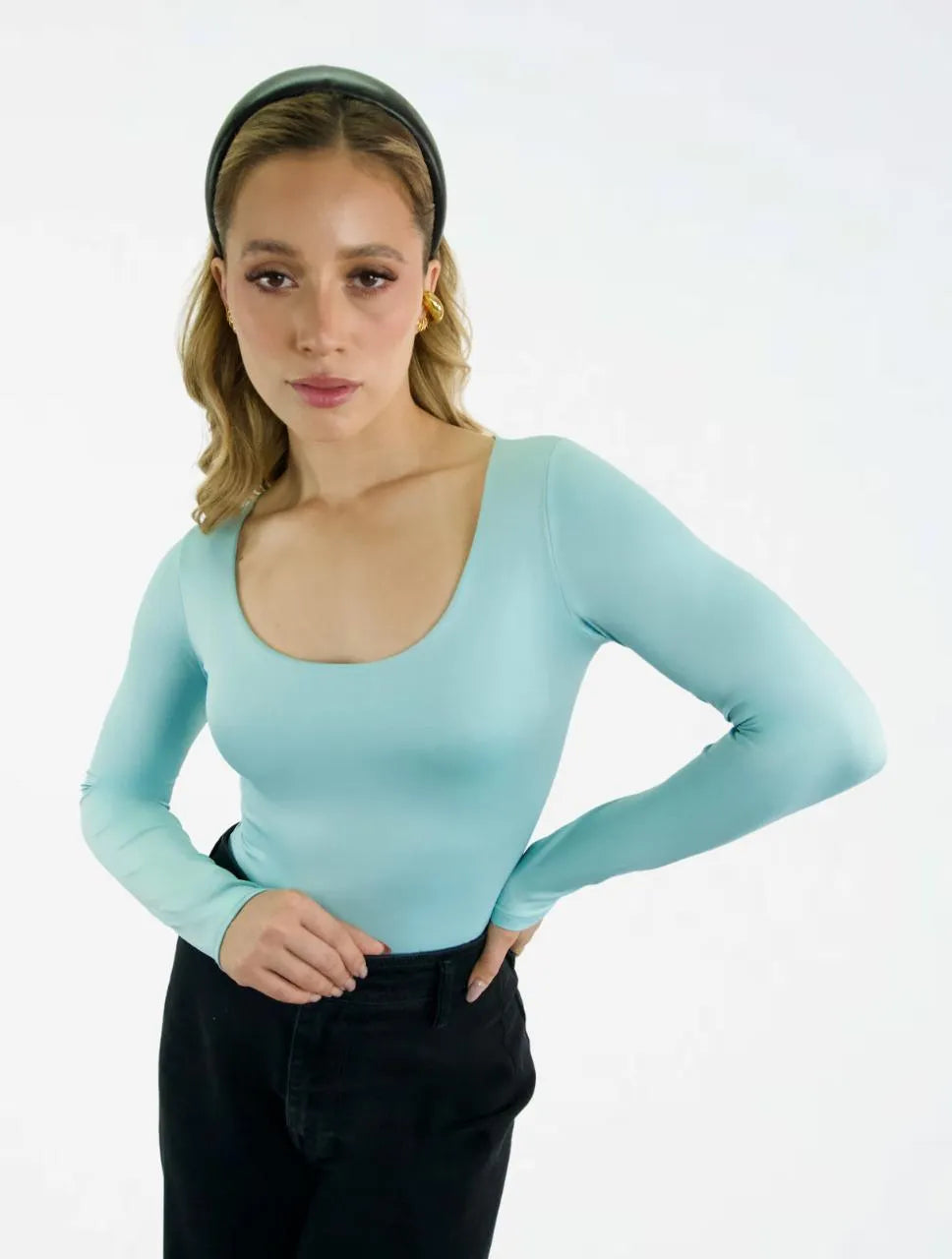 Body para Mujer Escote Redondo Manga Larga - Tahiti